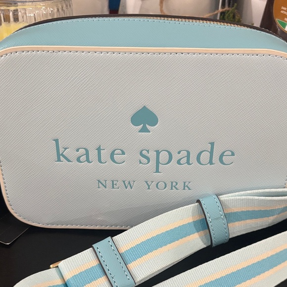 Kate Spade Light Blue and Cream Crossbody Bag - Picture 2 of 7